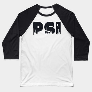 Psi Cityscape Letters Baseball T-Shirt